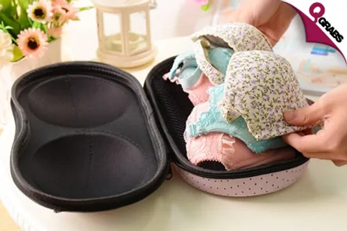 From QR35 Keep Your Delicates All In One Secure Place with a Travel Bra Organizer - Choose from 3 Girly Colors! (Up to QR178 Value)